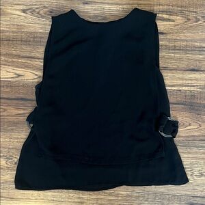 Forever 21 Black Sleeveless Tunic with Side Ring Details